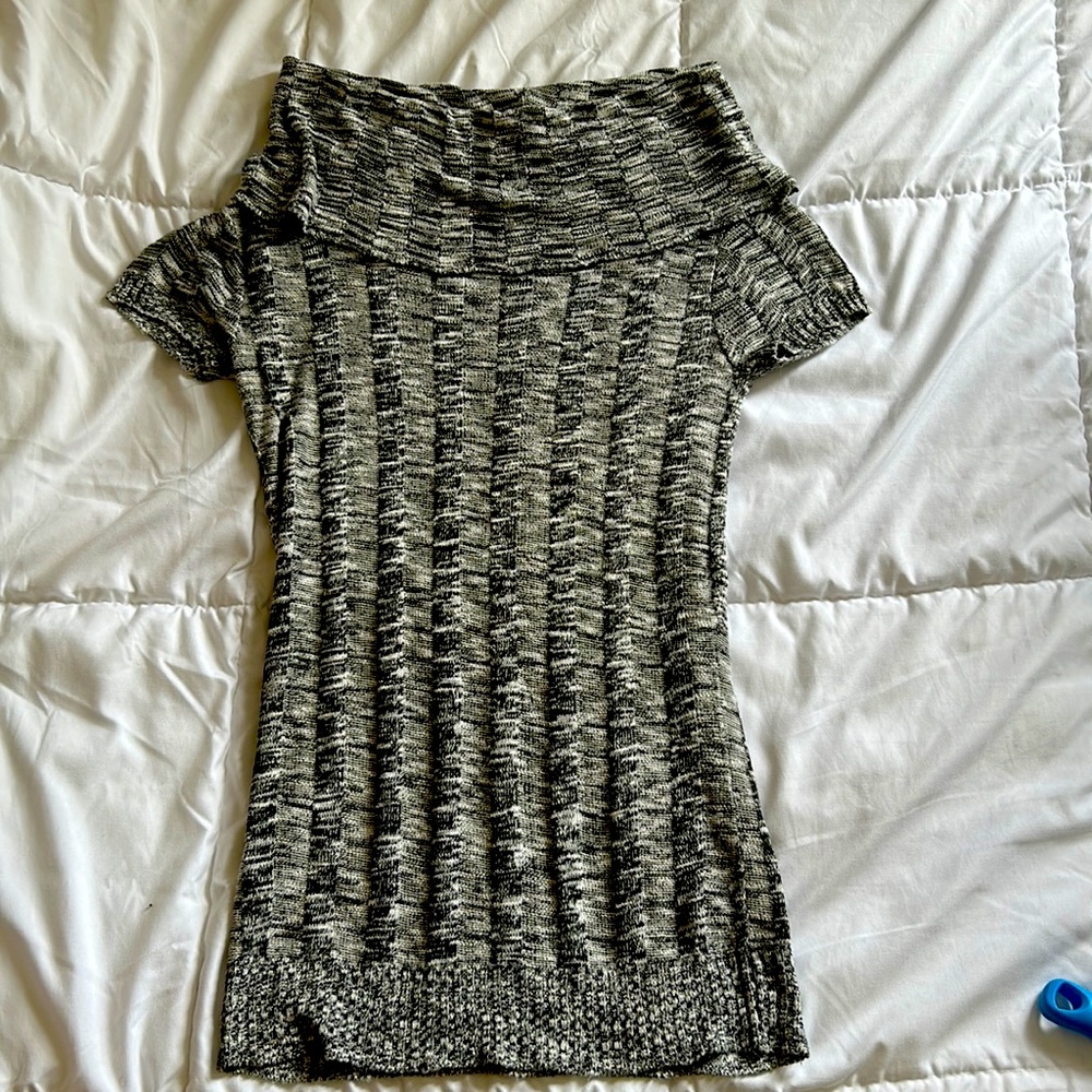 Gray Cowell neck sweater